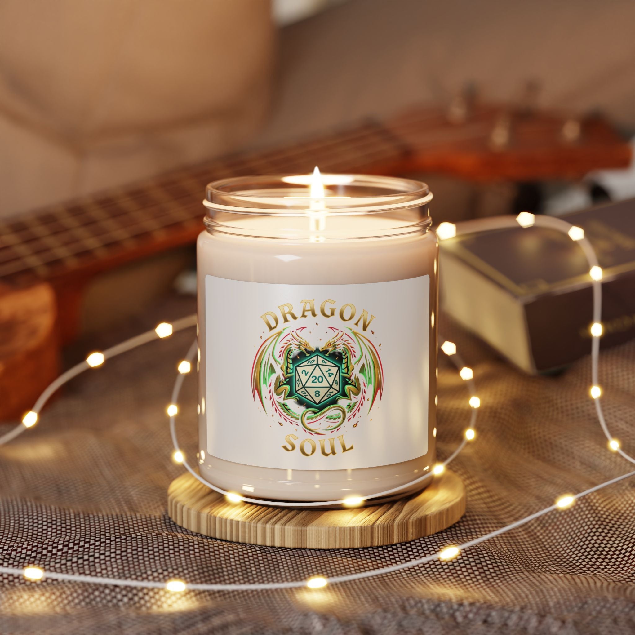 Dragon Soul Candle | fantasy art, mythical creature soy candle