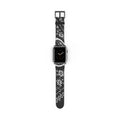 Bandana Pattern Watch Band — Black Hanky Code Design